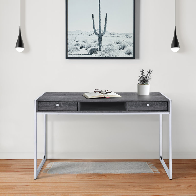 Wandrille Metal Base Writing Desk